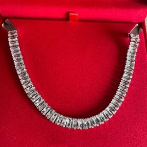 Jaclyn Roxanne Romance Choker in Rhodium